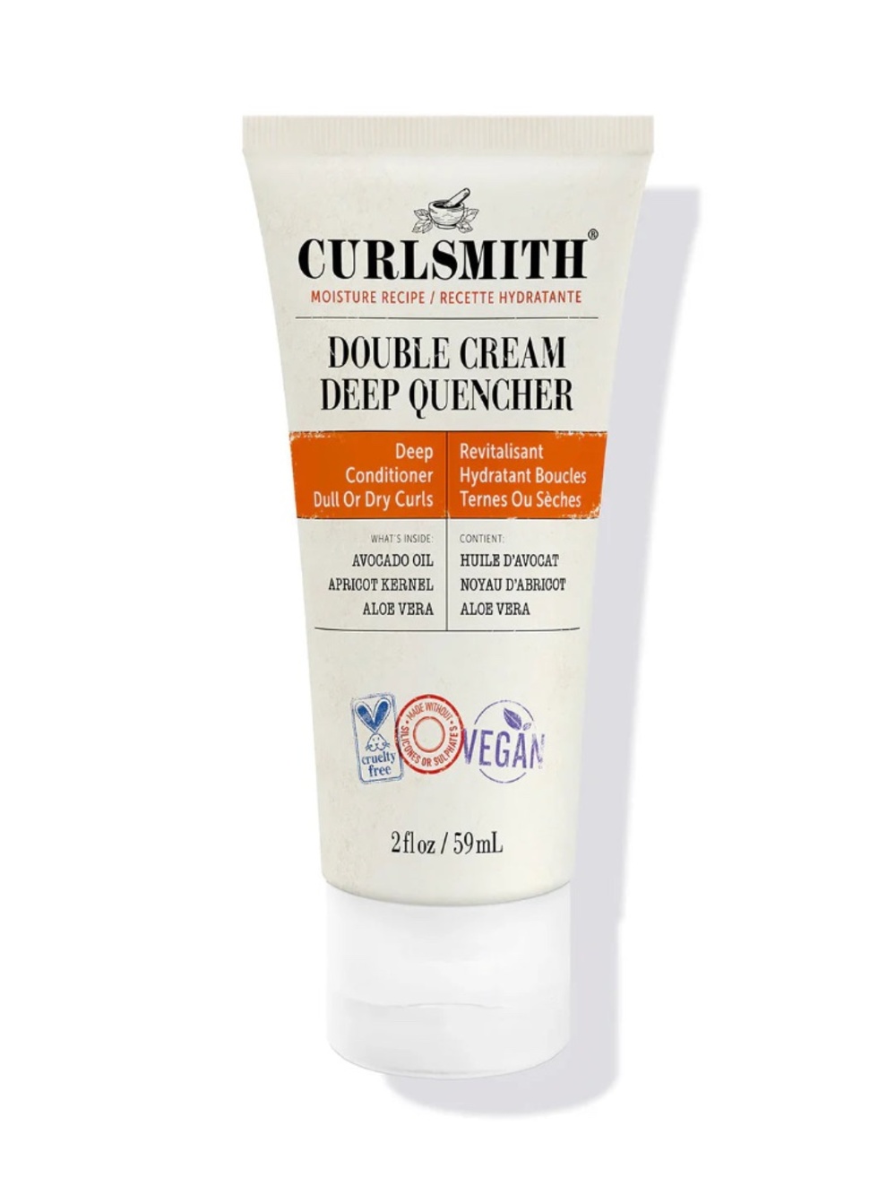 Curlsmith Double Cream Deep Quencher Deep Conditioner 2oz (Travel Size),  NWT